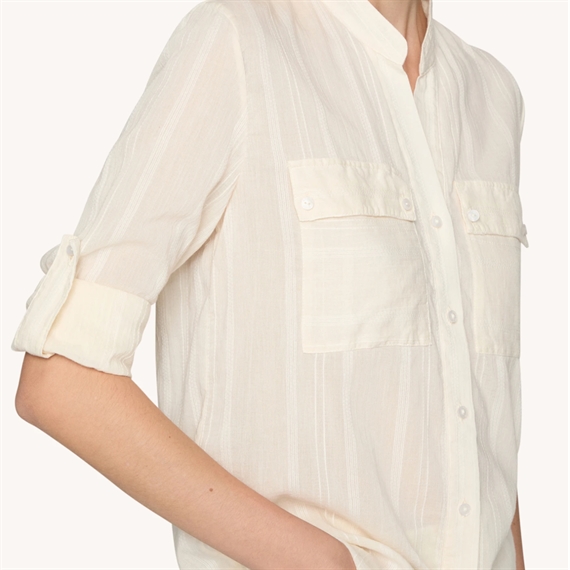 Dondup Camica Skjorte, Off White 